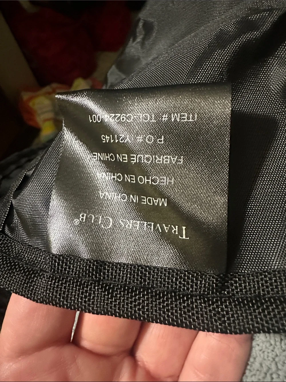 Men's Black 24” 2 in 1 duffel and garment bag